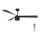 Lucci air 213281 - Ventoinha de teto PEREGRINE 1xGX53/12W/230V preto + controlo remoto