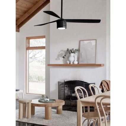 Lucci air 213281 - Ventoinha de teto PEREGRINE 1xGX53/12W/230V preto + controlo remoto