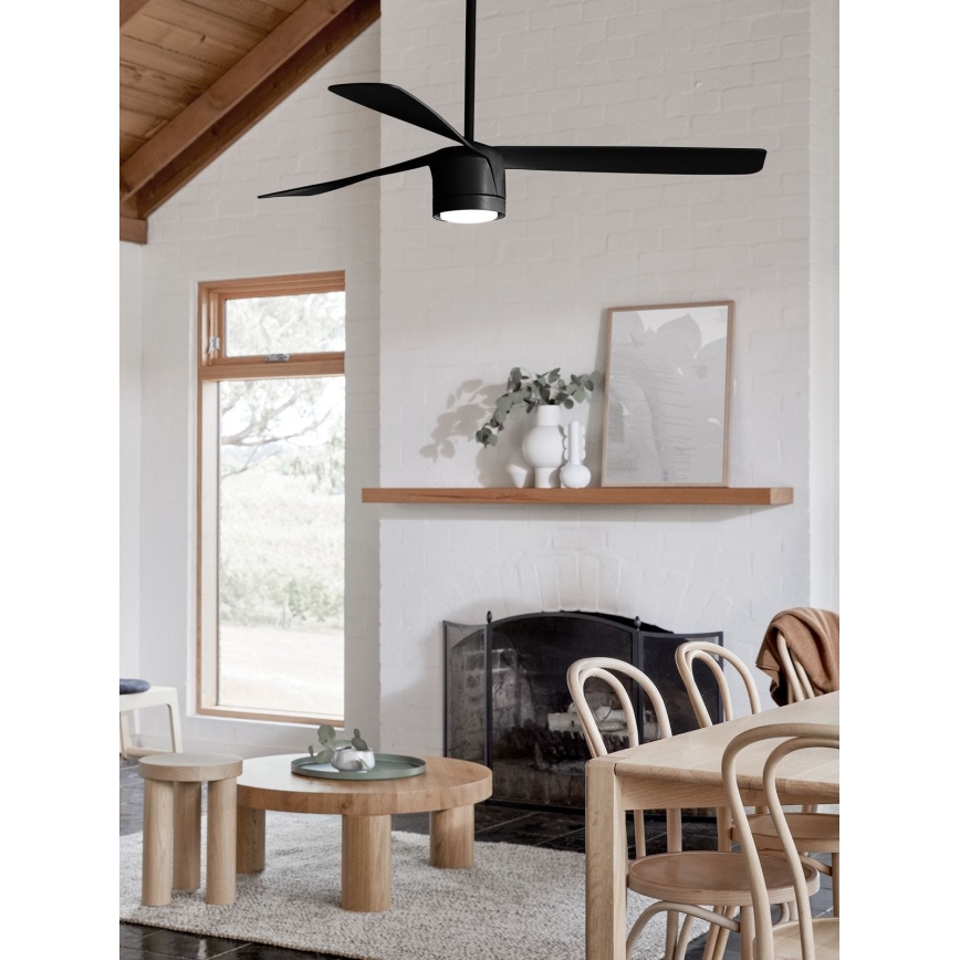 Lucci air 213281 - Ventoinha de teto PEREGRINE 1xGX53/12W/230V preto + controlo remoto