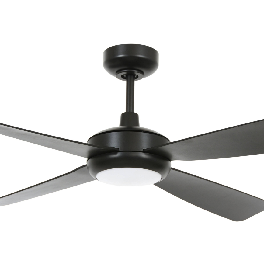 Lucci air 213303 - Ventoinha de teto LED com regulação SLIPSTREAM 1xGX53/12W/230V preta + controlo remoto