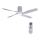Lucci air 213350 - Ventoinha de teto LED com regulação RIVIERA 1xGX53/12W/230V branca + controlo remoto