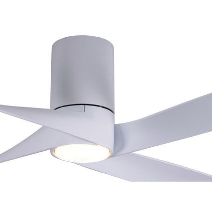 Lucci air 213350 - Ventoinha de teto LED com regulação RIVIERA 1xGX53/12W/230V branca + controlo remoto