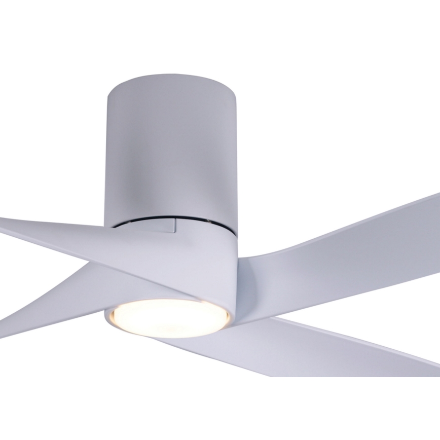 Lucci air 213350 - Ventoinha de teto LED com regulação RIVIERA 1xGX53/12W/230V branca + controlo remoto