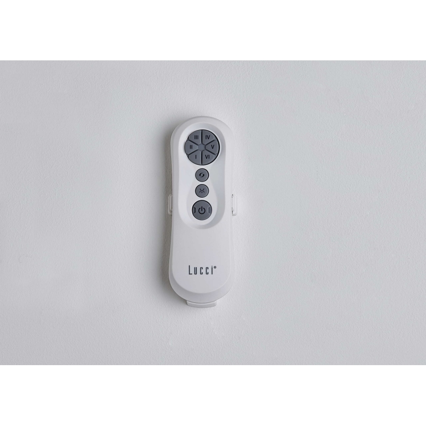 Lucci air 213350 - Ventoinha de teto LED com regulação RIVIERA 1xGX53/12W/230V branca + controlo remoto