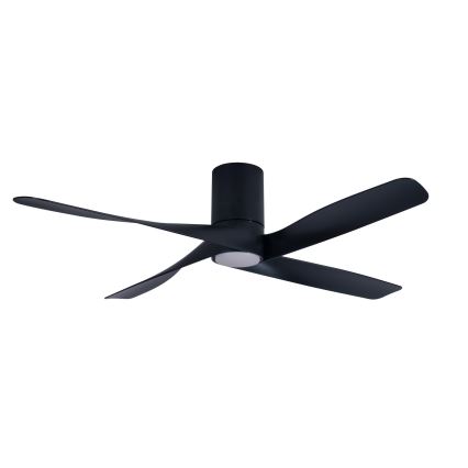 Lucci air 213351 - Ventoinha de teto LED com regulação RIVIERA 1xGX53/12W/230V preta + controlo remoto
