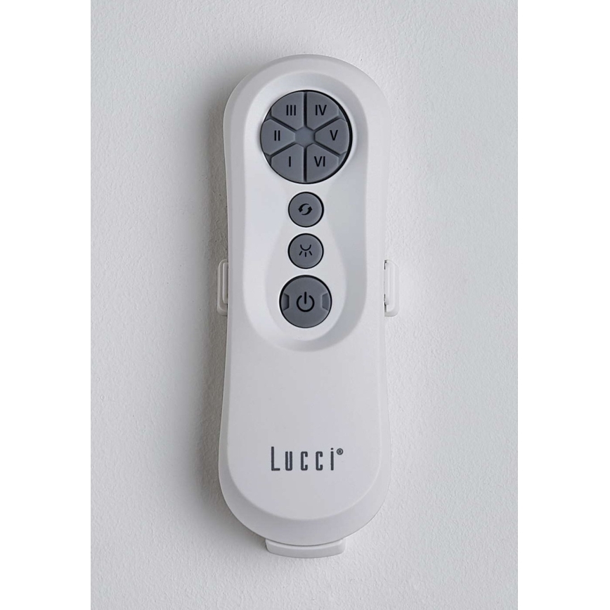 Lucci air 213351 - Ventoinha de teto LED com regulação RIVIERA 1xGX53/12W/230V preta + controlo remoto