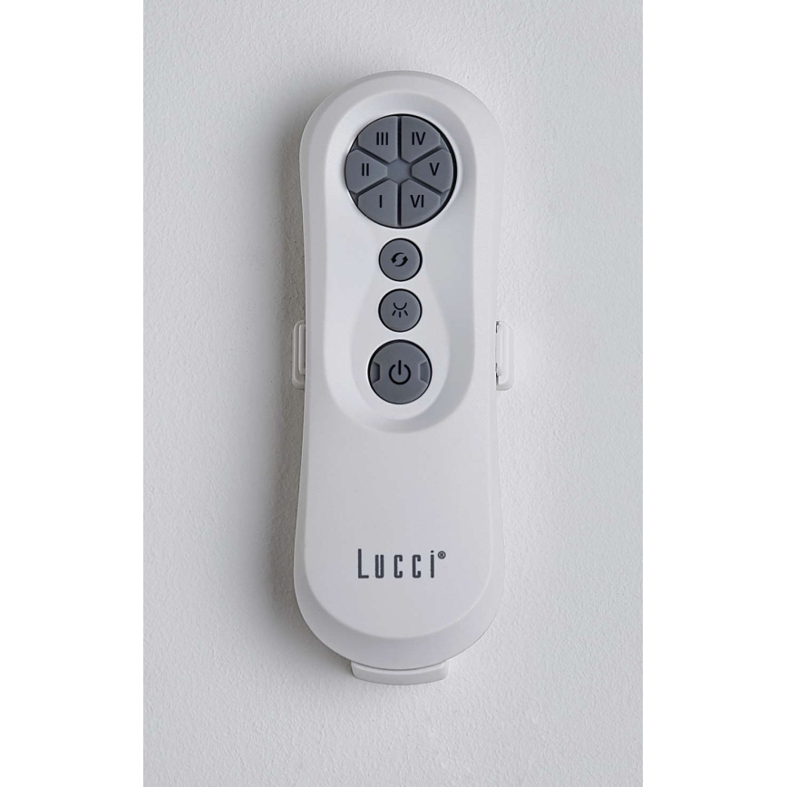 Lucci air 213354 - Ventoinha de teto LED com regulação NAUTICA 1xGX53/12W/230V preta + comando