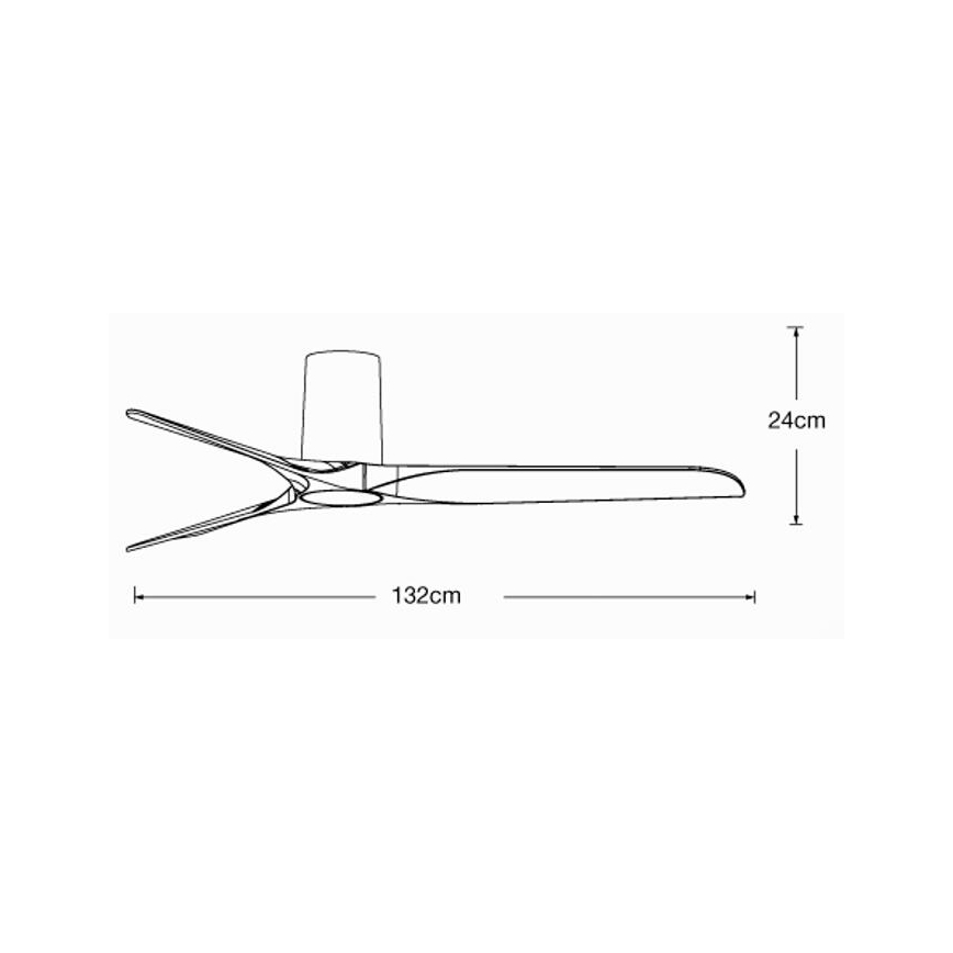 Lucci air 21610049 - Ventilador de teto LONDO branco + controlo remoto