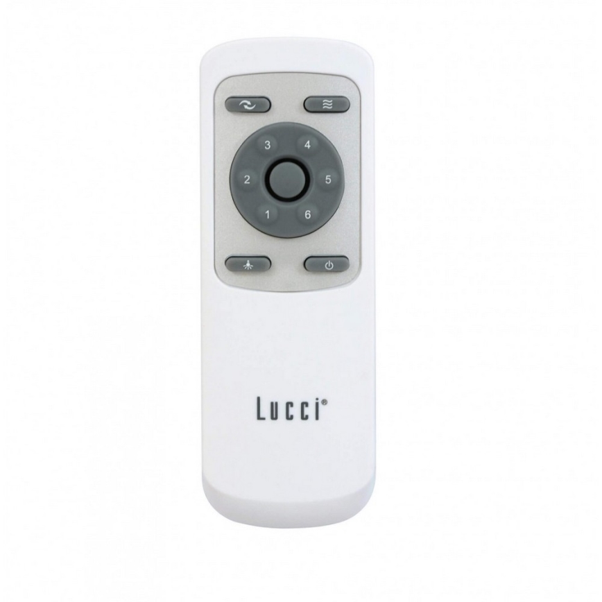 Lucci air 21610349- Ventoinha de teto LED com regulação CLIMATE 1xGX53/12W/230V branco + comando