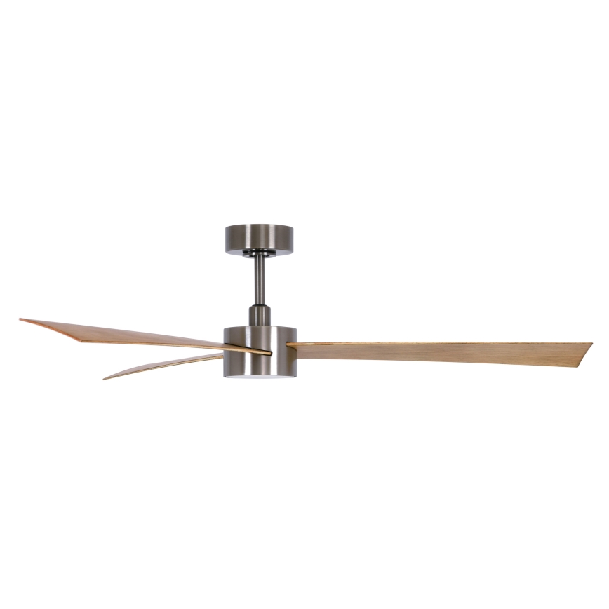 Lucci air 21610449 - Ventoinha de teto LED com regulação CLIMATE 1xGX53/12W/230V castanho/cromado brilhante + comando