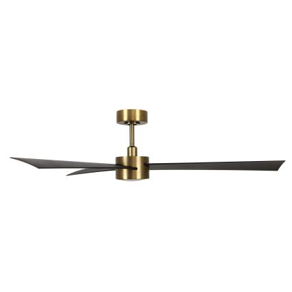 Lucci air 21610549- Ventoinha de teto LED com regulação CLIMATE 1xGX53/12W/230V wenge/dourada + comando