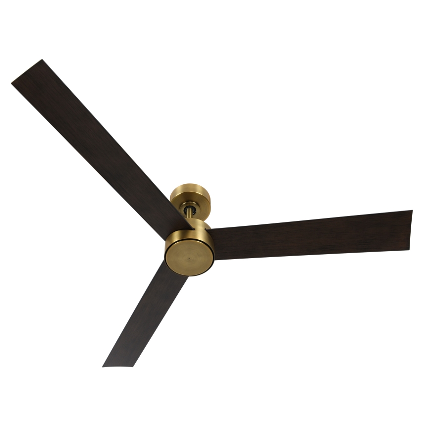Lucci air 21610549- Ventoinha de teto LED com regulação CLIMATE 1xGX53/12W/230V wenge/dourada + comando
