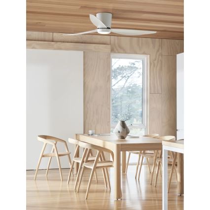 Lucci air 21610649 - Ventoinha de teto LED com regulação ARRAY 1xGX53/12W/230V branco + comando