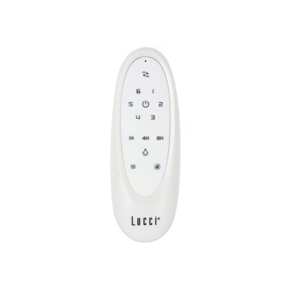 Lucci air 21610649 - Ventoinha de teto LED com regulação ARRAY 1xGX53/12W/230V branco + comando