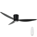 Lucci air 21610749 - Ventilador de teto LED dimmerizável ARRAY 1xGX53/12W/230V preto + comando à distância