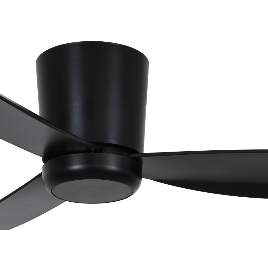 Lucci air 21610749 - Ventilador de teto LED dimmerizável ARRAY 1xGX53/12W/230V preto + comando à distância