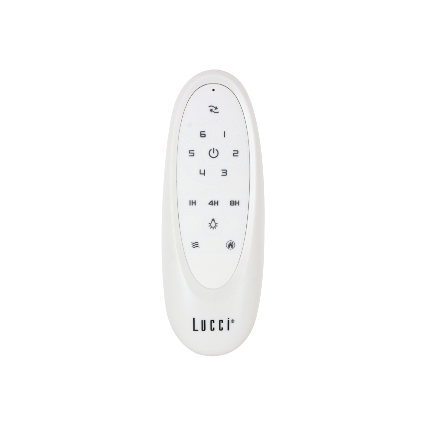 Lucci air 21610749 - Ventoinha de teto LED com regulação ARRAY 1xGX53/12W/230V preto + comando