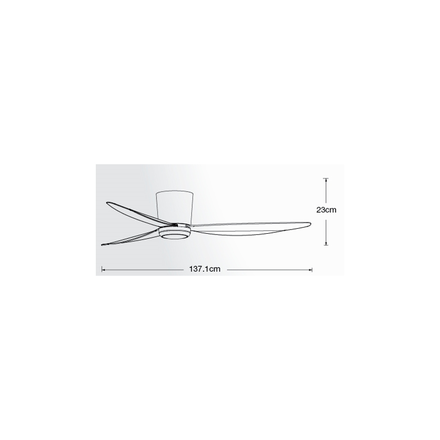 Lucci air 21610749 - Ventoinha de teto LED com regulação ARRAY 1xGX53/12W/230V preto + comando