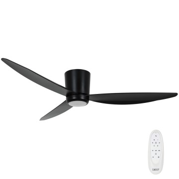 Lucci air 21610749 - Ventoinha de teto LED com regulação ARRAY 1xGX53/12W/230V preto + comando