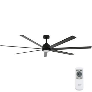 Lucci air 21610949 - Ventoinha de teto ATLANTA 1xGX53/12W/230V preto + comando