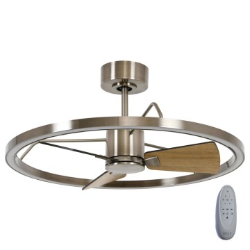 Lucci air 21611749 - Ventoinha de teto LED com regulação CESSNA LED/36W/230V 3000/4000/5000K cromado mate + comando
