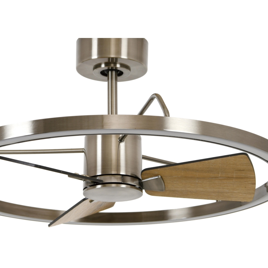 Lucci air 21611749 - Ventoinha de teto LED com regulação CESSNA LED/36W/230V 3000/4000/5000K cromado mate + comando