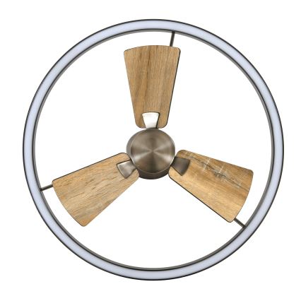 Lucci air 21611749 - Ventoinha de teto LED com regulação CESSNA LED/36W/230V 3000/4000/5000K cromado mate + comando