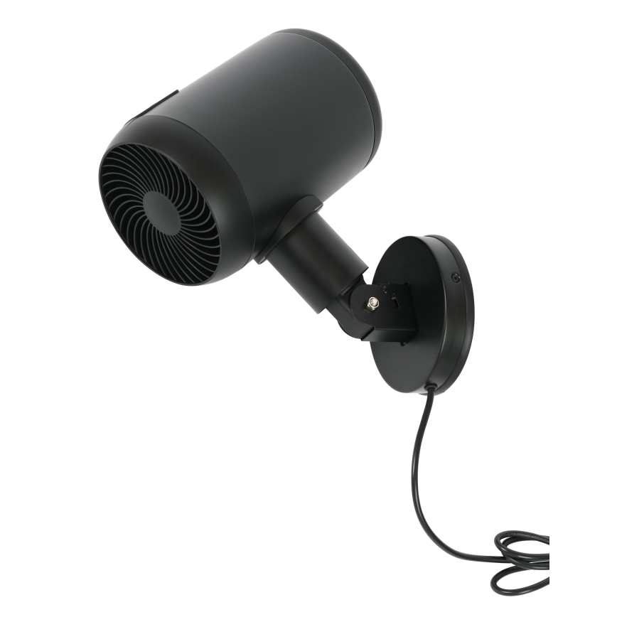 Lucci Air 21612649 - Ventoinha de parede JET 32W/230V preto + comando