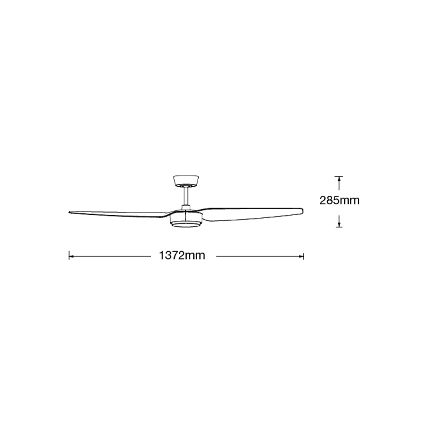 Lucci air 21615349 - Ventoinha de teto CONDOR branco + comando
