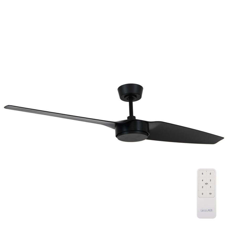 Lucci air 21615449 - Ventoinha de teto CONDOR preto + comando