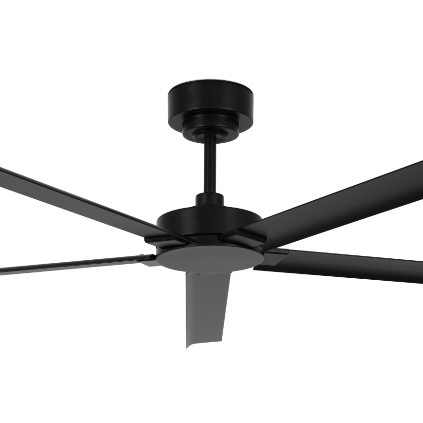 Lucci air 21616149 - Ventoinha de teto MONZA IP55 preto + comando