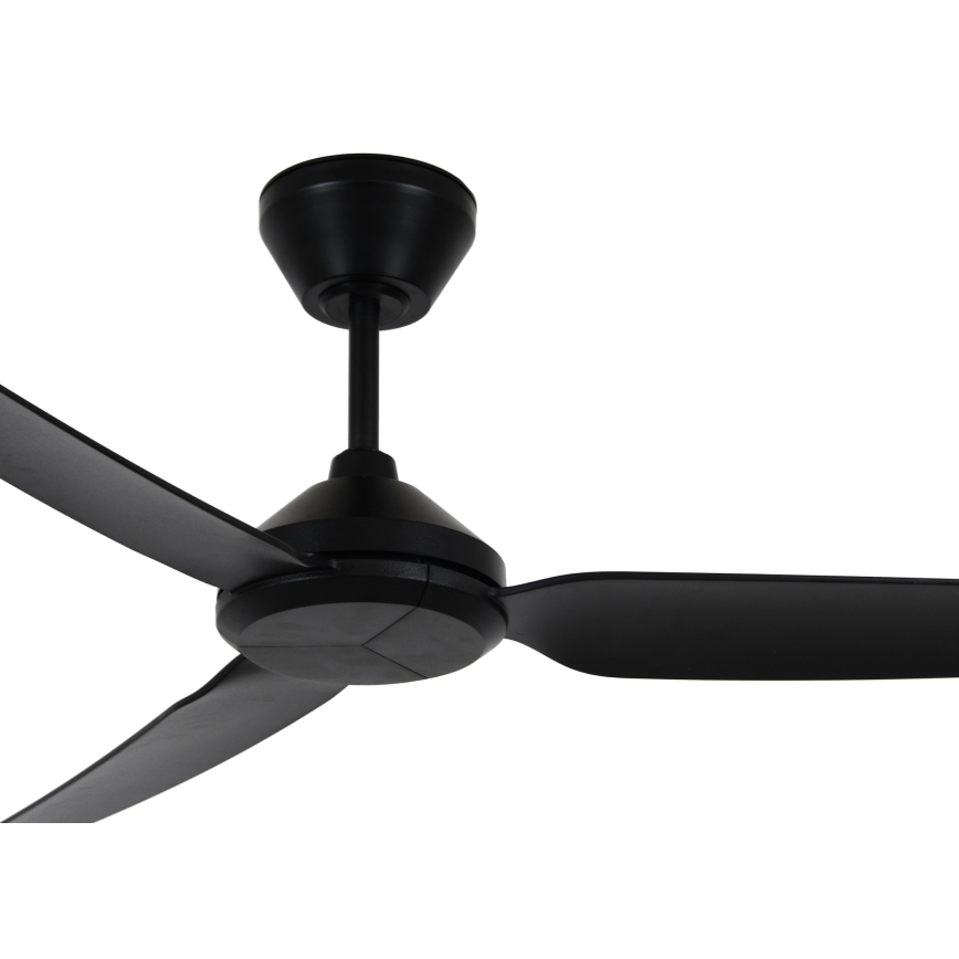 Lucci air 21616349 - Ventoinha de teto POLIS IP55 preto + comando