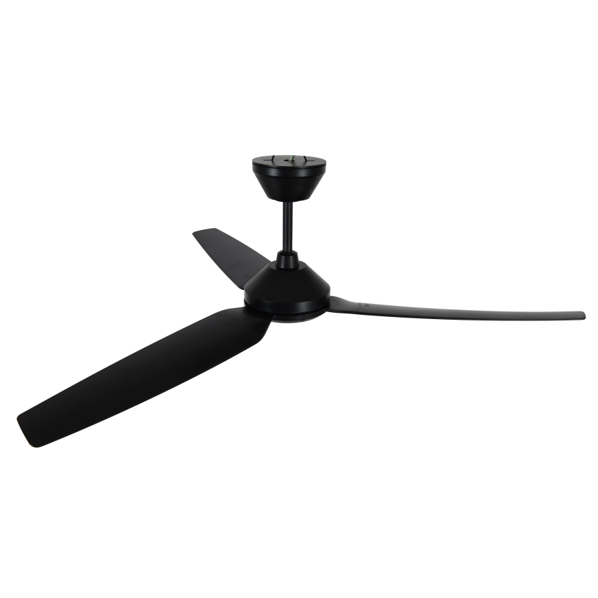 Lucci air 21616349 - Ventoinha de teto POLIS IP55 preto + comando