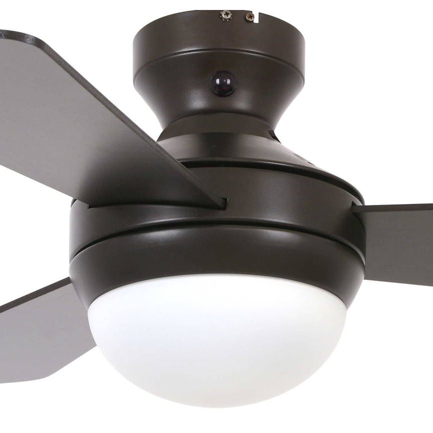 Lucci Air 512311 - Ventoinha de teto AIRLIE HUGGER 2xE27/15W/230V madeira/castanho + comando