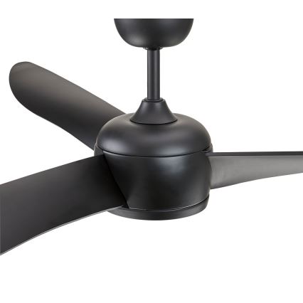 Lucci air 512910 - Ventoinha de teto LED AIRFUSION NORDIC LED/20W/230V preto + controlo remoto