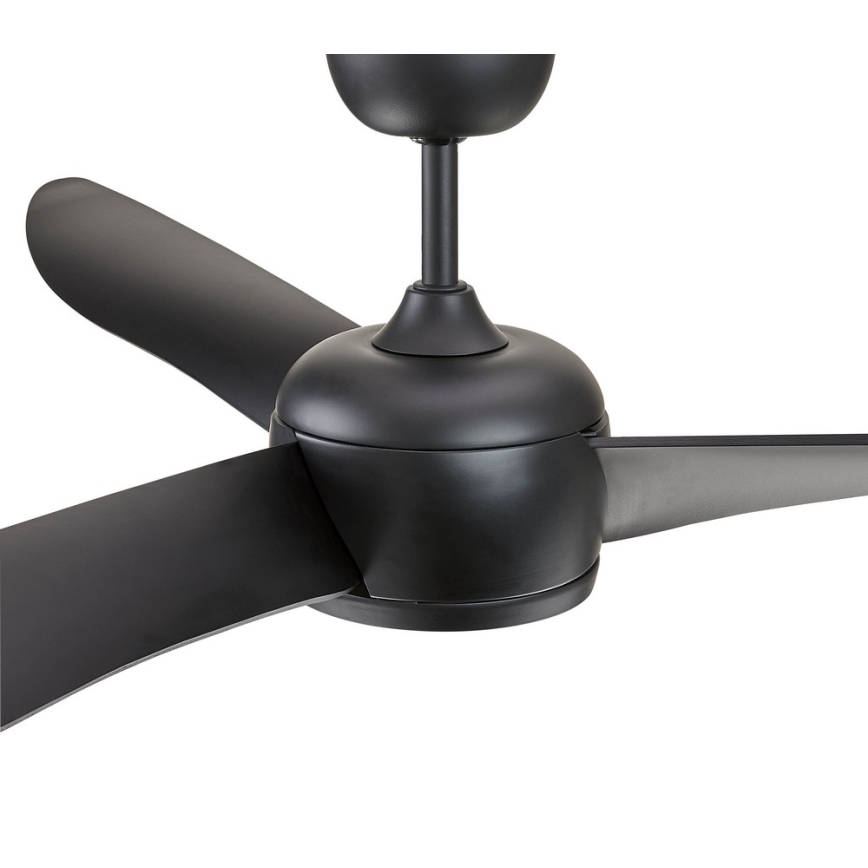 Lucci air 512910 - Ventoinha de teto LED AIRFUSION NORDIC LED/20W/230V preto + controlo remoto