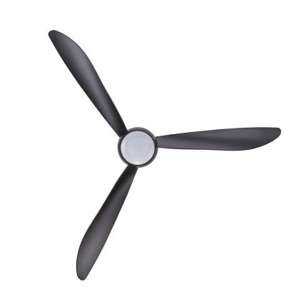 Lucci air 512910 - Ventoinha de teto LED AIRFUSION NORDIC LED/20W/230V preto + controlo remoto