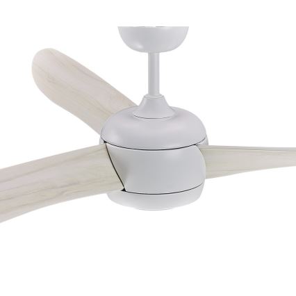Lucci air 512911 - Ventoinha de teto LED AIRFUSION NORDIC LED/20W/230V madeira/branco + comando