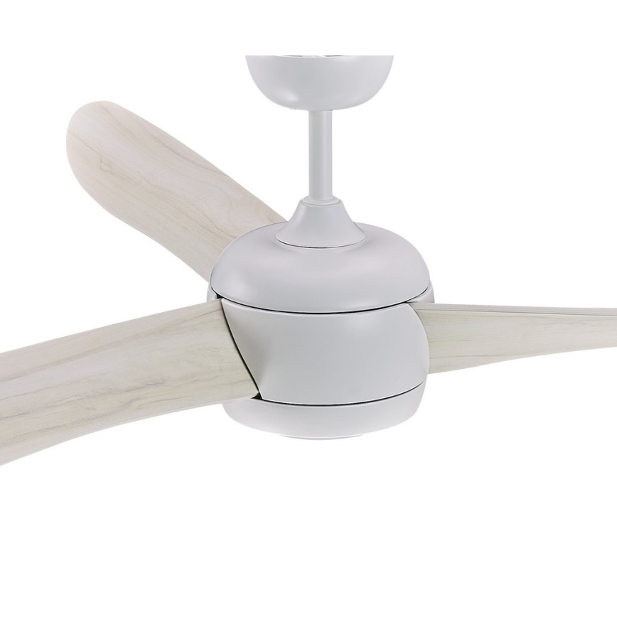 Lucci air 512911 - Ventoinha de teto LED AIRFUSION NORDIC LED/20W/230V madeira/branco + comando