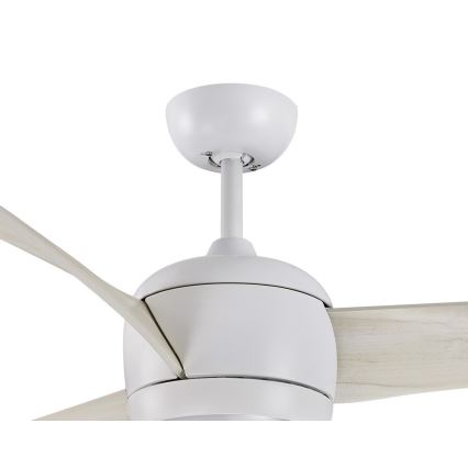 Lucci air 512911 - Ventoinha de teto LED AIRFUSION NORDIC LED/20W/230V madeira/branco + comando
