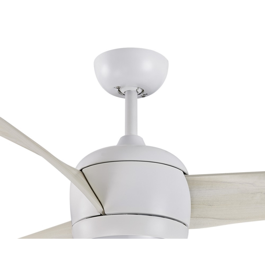 Lucci air 512911 - Ventoinha de teto LED AIRFUSION NORDIC LED/20W/230V madeira/branco + comando