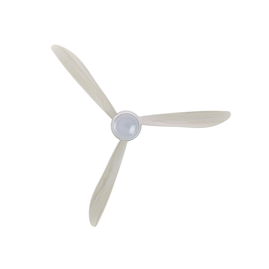 Lucci air 512911 - Ventoinha de teto LED AIRFUSION NORDIC LED/20W/230V madeira/branco + comando