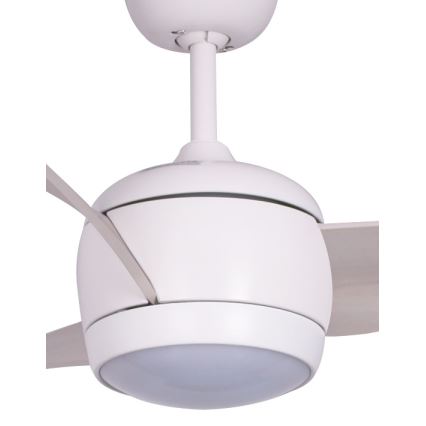 Lucci air 512911 - Ventoinha de teto LED AIRFUSION NORDIC LED/20W/230V madeira/branco + comando