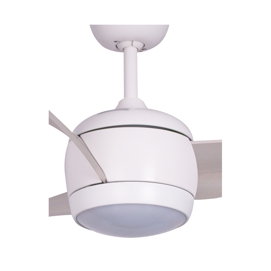 Lucci air 512911 - Ventoinha de teto LED AIRFUSION NORDIC LED/20W/230V madeira/branco + comando