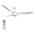 Lucci air 512911 - Ventoinha de teto LED AIRFUSION NORDIC LED/20W/230V madeira/branco + comando