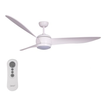Lucci air 512911 - Ventoinha de teto LED AIRFUSION NORDIC LED/20W/230V madeira/branco + comando
