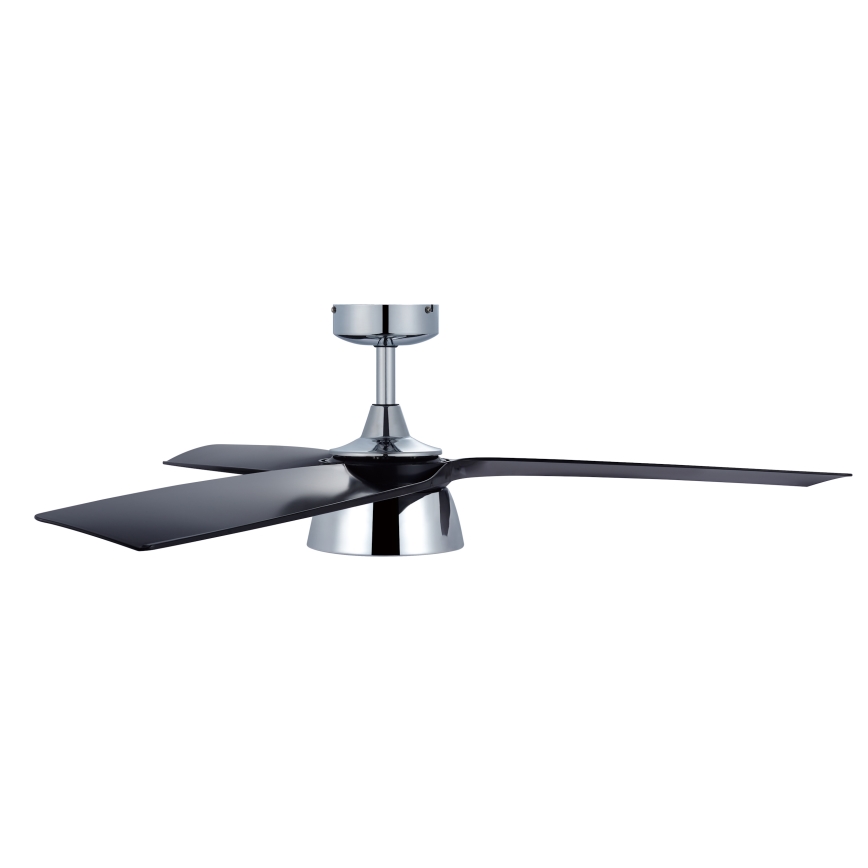 Lucci air 513072 - Ventoinha de teto LED com regulação BRONX LED/18W/230V 3000/4000/6000K preto/cromado brilhante + comando