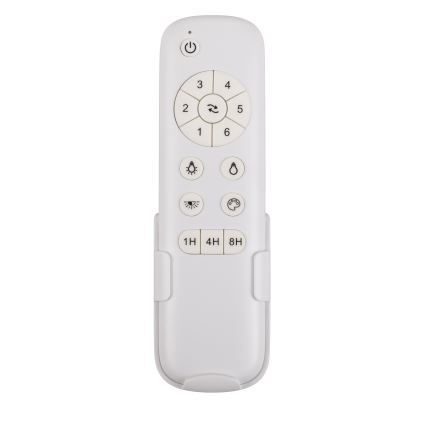 Lucci air 513072 - Ventoinha de teto LED com regulação BRONX LED/18W/230V 3000/4000/6000K preto/cromado brilhante + comando