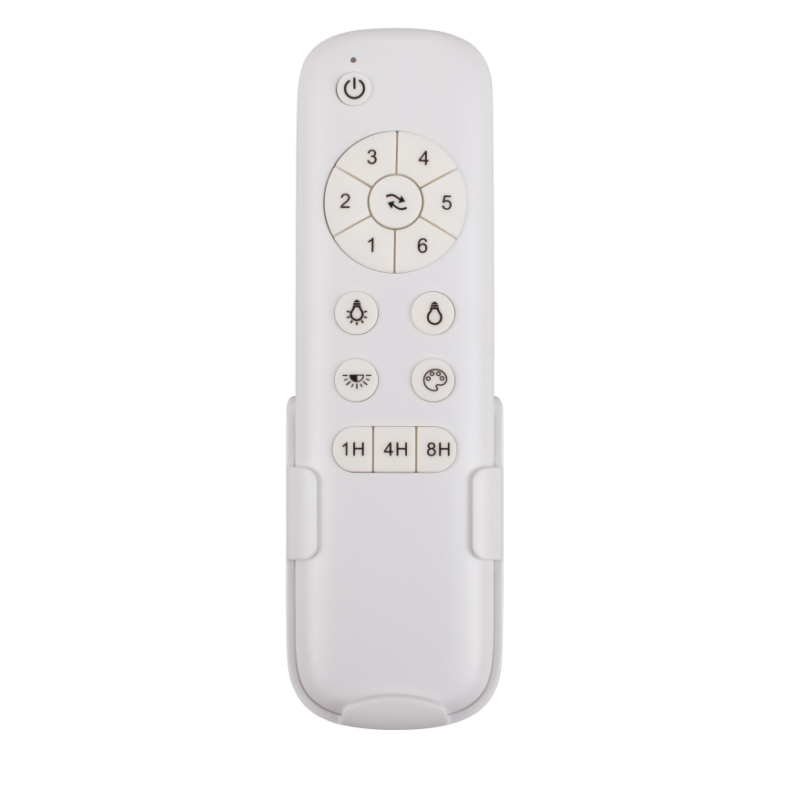 Lucci air 513072 - Ventoinha de teto LED com regulação BRONX LED/18W/230V 3000/4000/6000K preto/cromado brilhante + comando