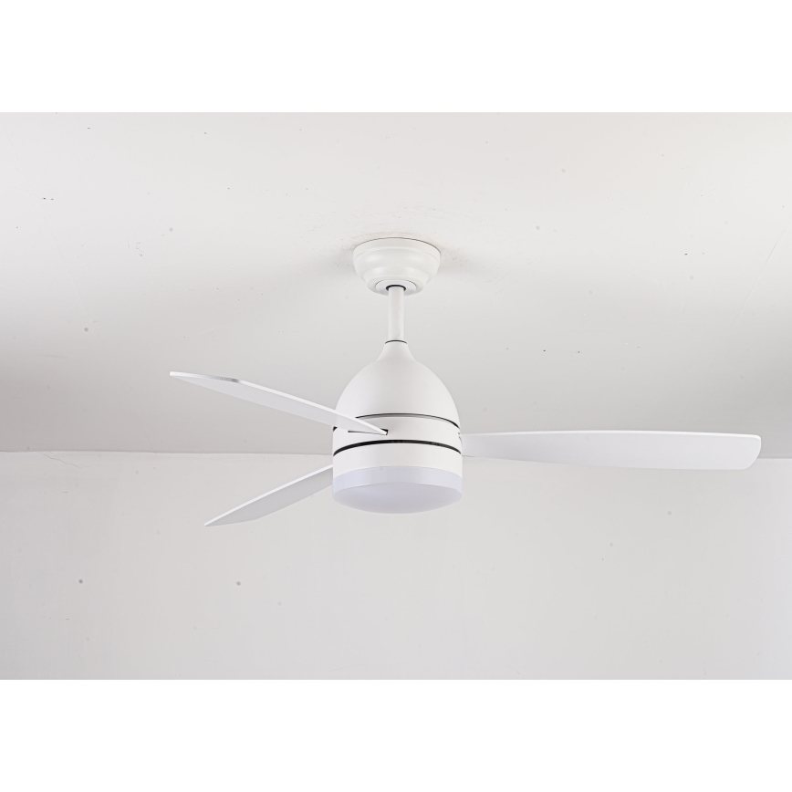 Lucci air 513075 - Ventoinha de teto LED VECTOR LED/25W/230V 3000/4200/6500K branco + comando